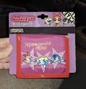 The Powerpuff Girls Cartoon Network bifold wallet new